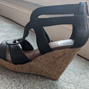 Black and brown Dolce Vita Wedges!